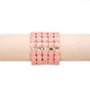 Pink Enameled Bracelet